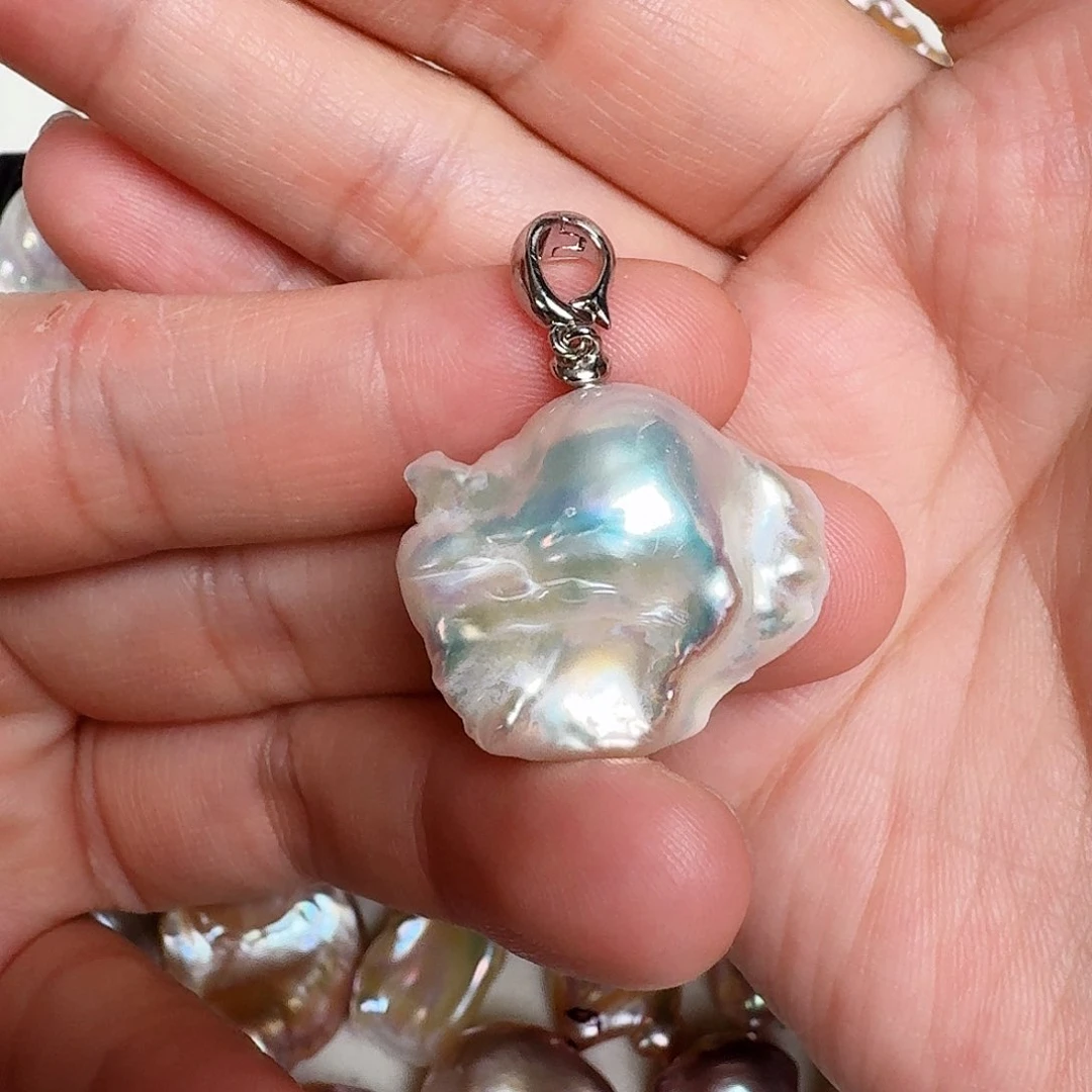 淡水珍珠颈饰银S925镶嵌?****✨