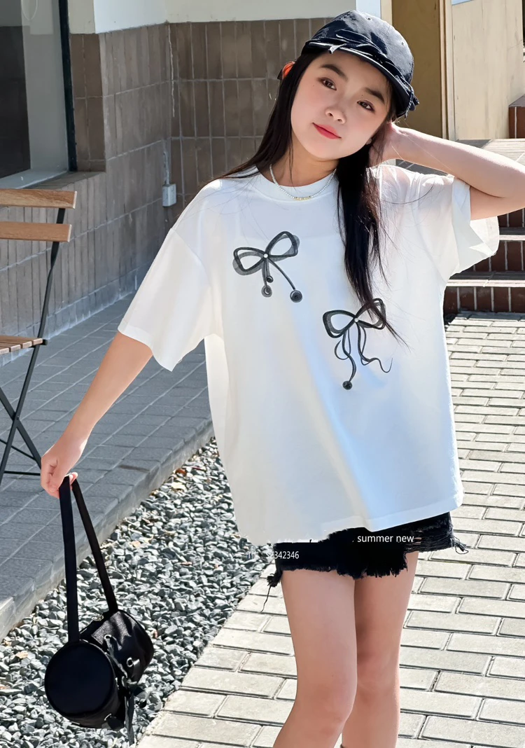 42346高端潮流时尚百搭休闲童装短袖T恤B15-4-2