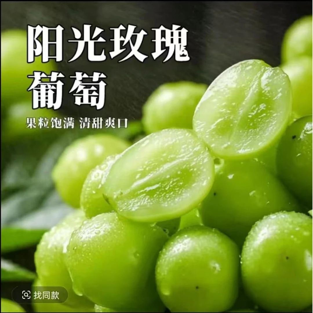 阳光玫瑰葡萄新鲜采摘颗颗饱满香甜多汁水果带箱有3斤和5斤