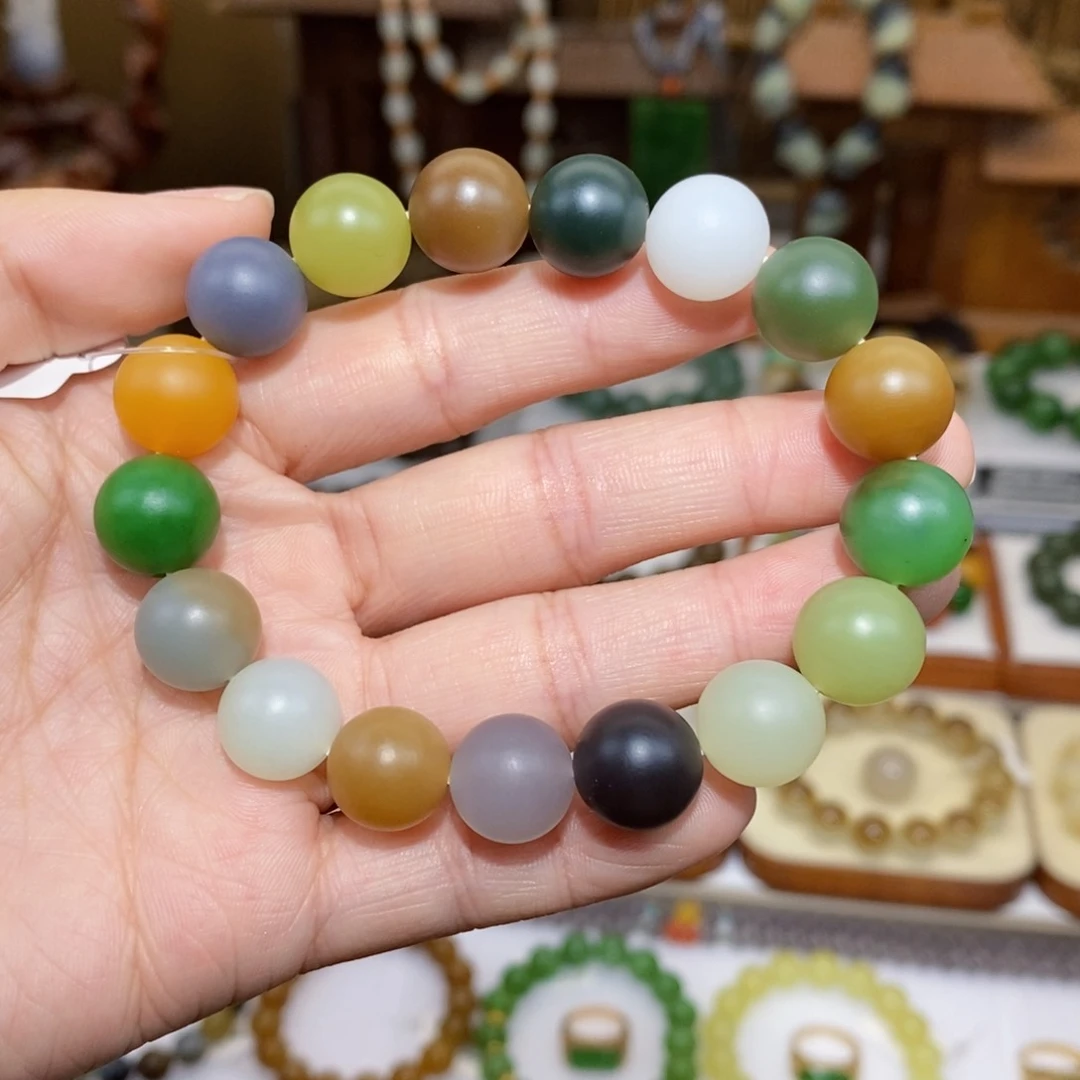 和田玉手串未镶嵌