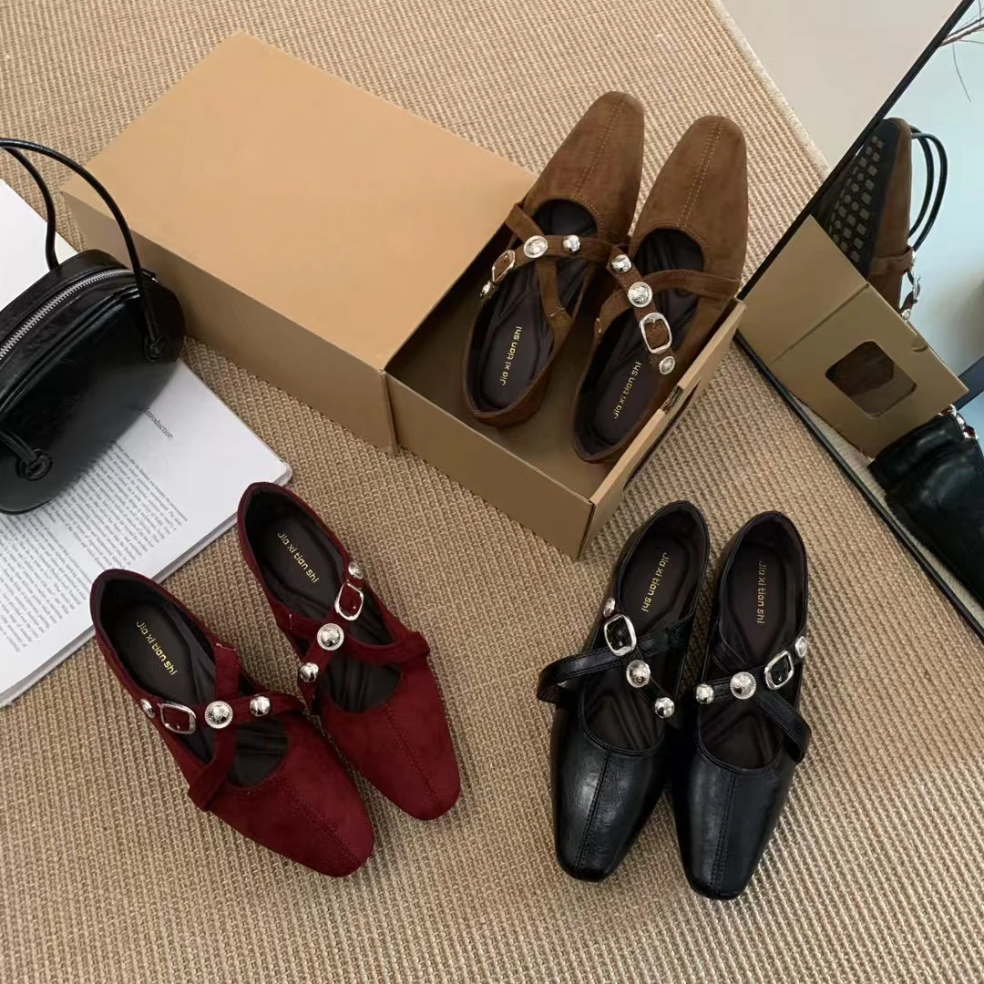 秋季大爆款韩版套单鞋交叉款内增高女鞋秋季玛丽珍