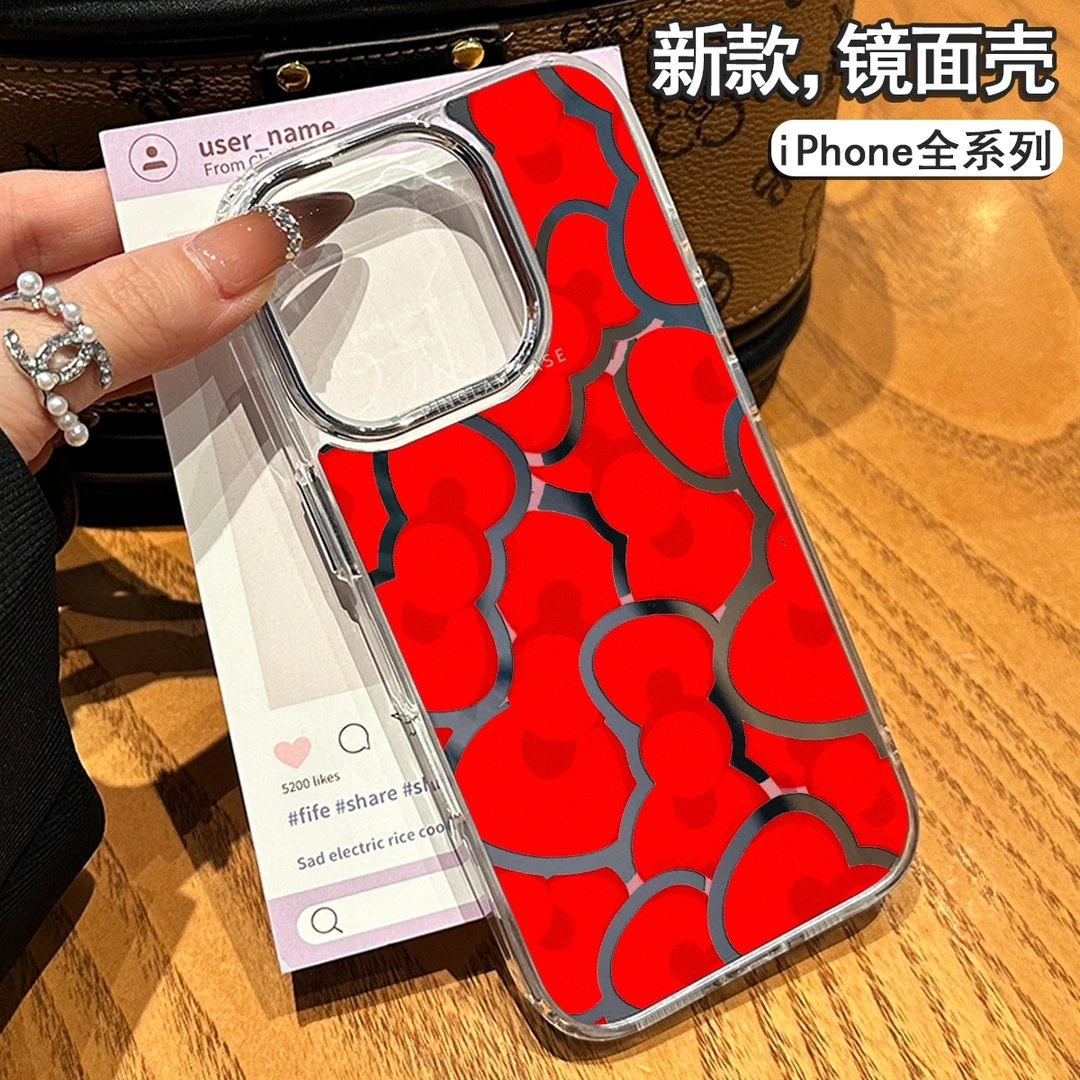 蝴蝶结适用苹果16promax手机壳iPhone15镜头全包14pro防摔13/12镜