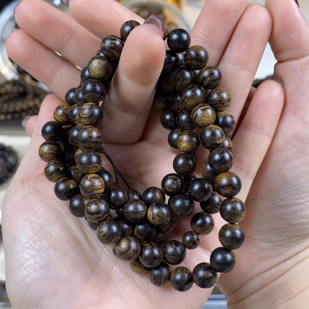 【闪购商品】沉香手串河****机越南芽庄白棋楠留疤