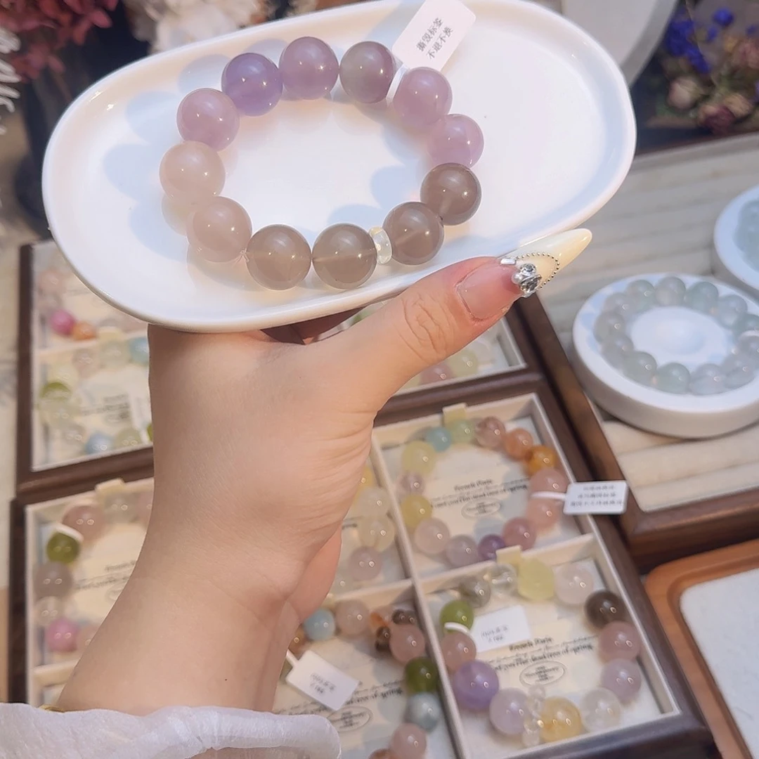 水晶手链合金天然水晶手串