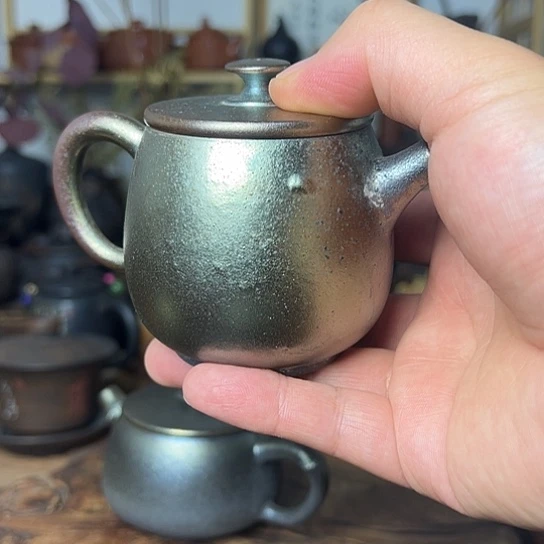张***花建水紫陶 柴烧微瑕壶特价