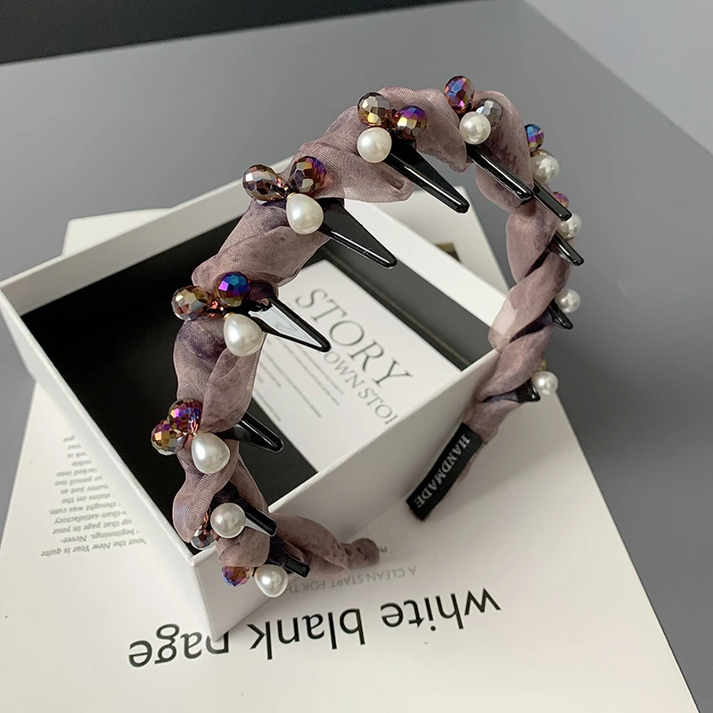 发箍女款高颅顶压发头箍2025新款外戴发卡高级感洋气时尚发捆头饰