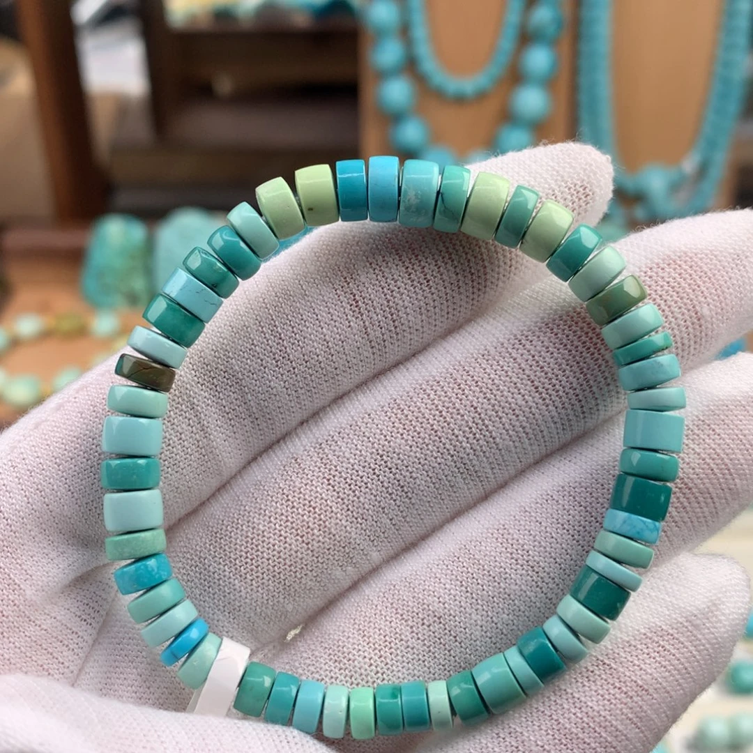 绿松石未镶嵌珠宝奇石6mm