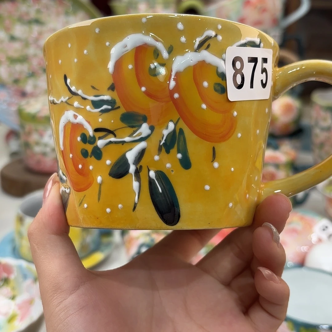 景德镇手绘高温釉下彩陶瓷茶具