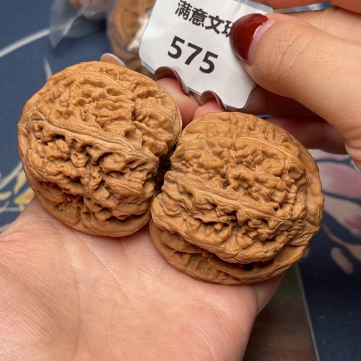 文玩核桃把件粗筋51.575