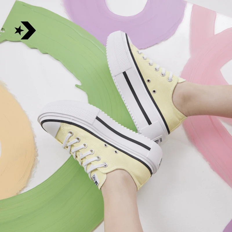 【流光风】匡威DoubleStack休闲运动胶鞋双层厚底鞋A16283C