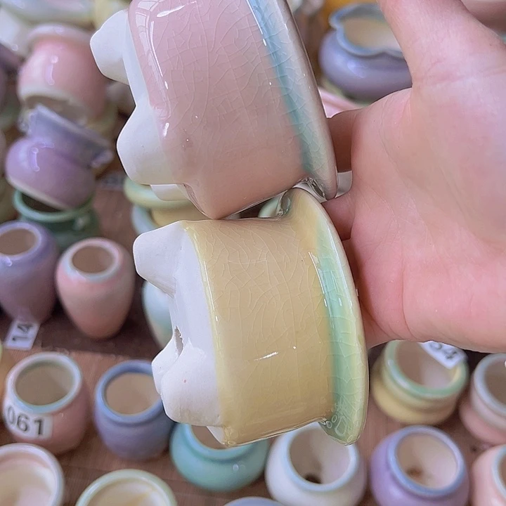 红陶陶瓷花盆当场满12包邮