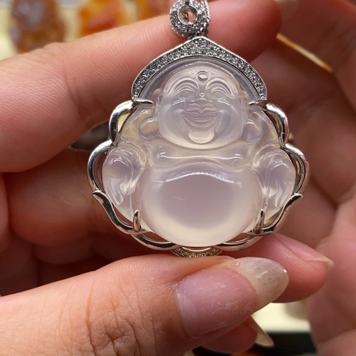 玛瑙/玉髓颈饰合金