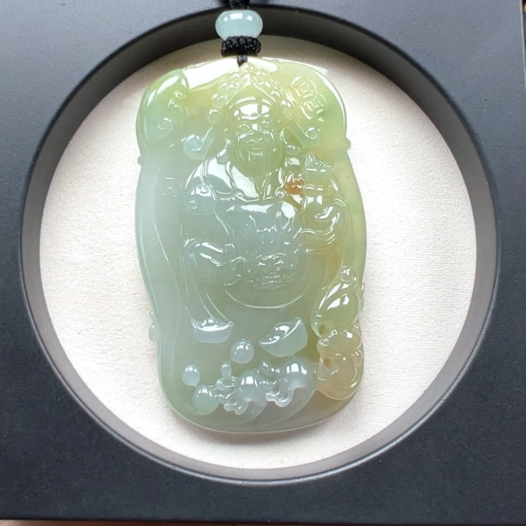 颈饰未镶嵌翡翠财爷