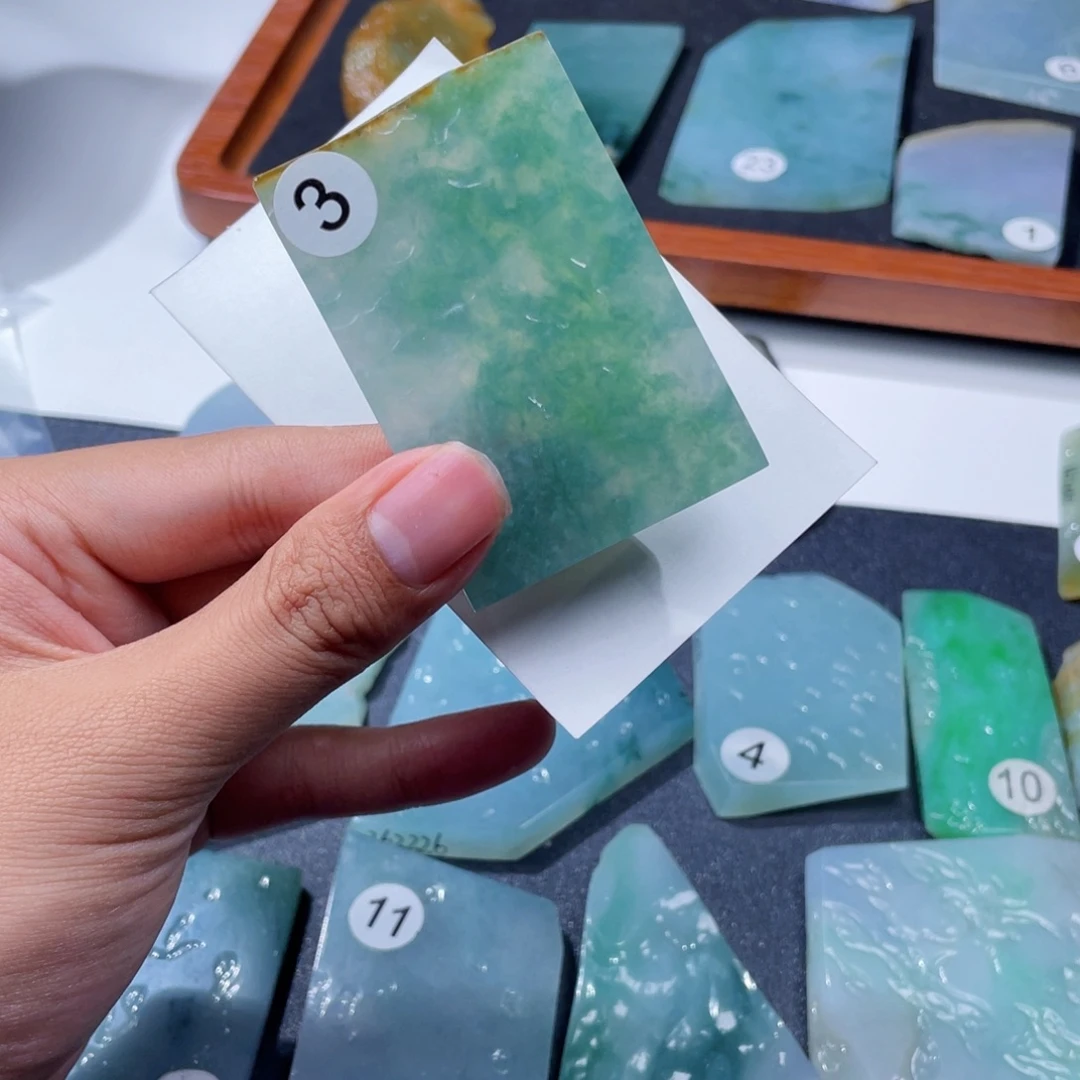 陈***～定制翡翠未镶嵌牌子料