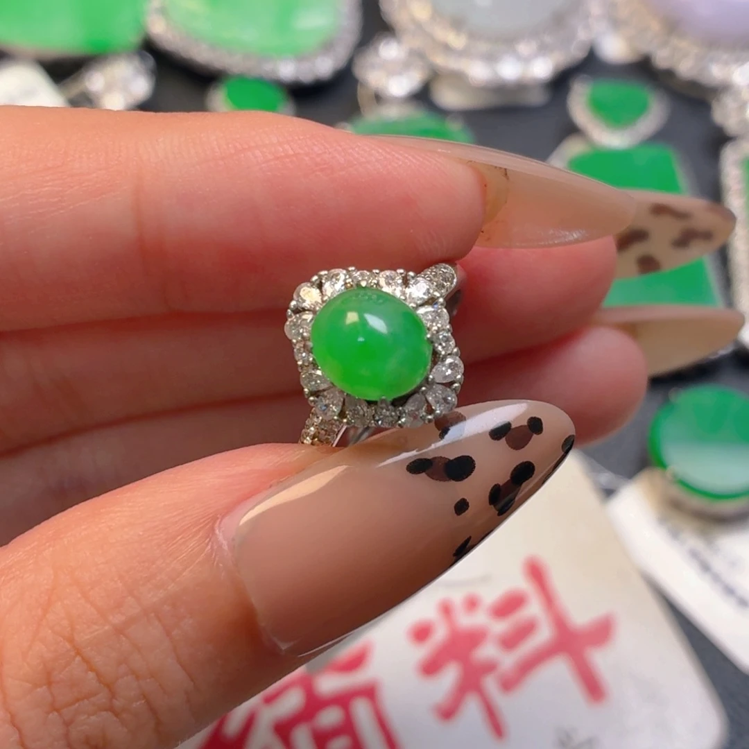 翡翠银S925镶嵌颈饰