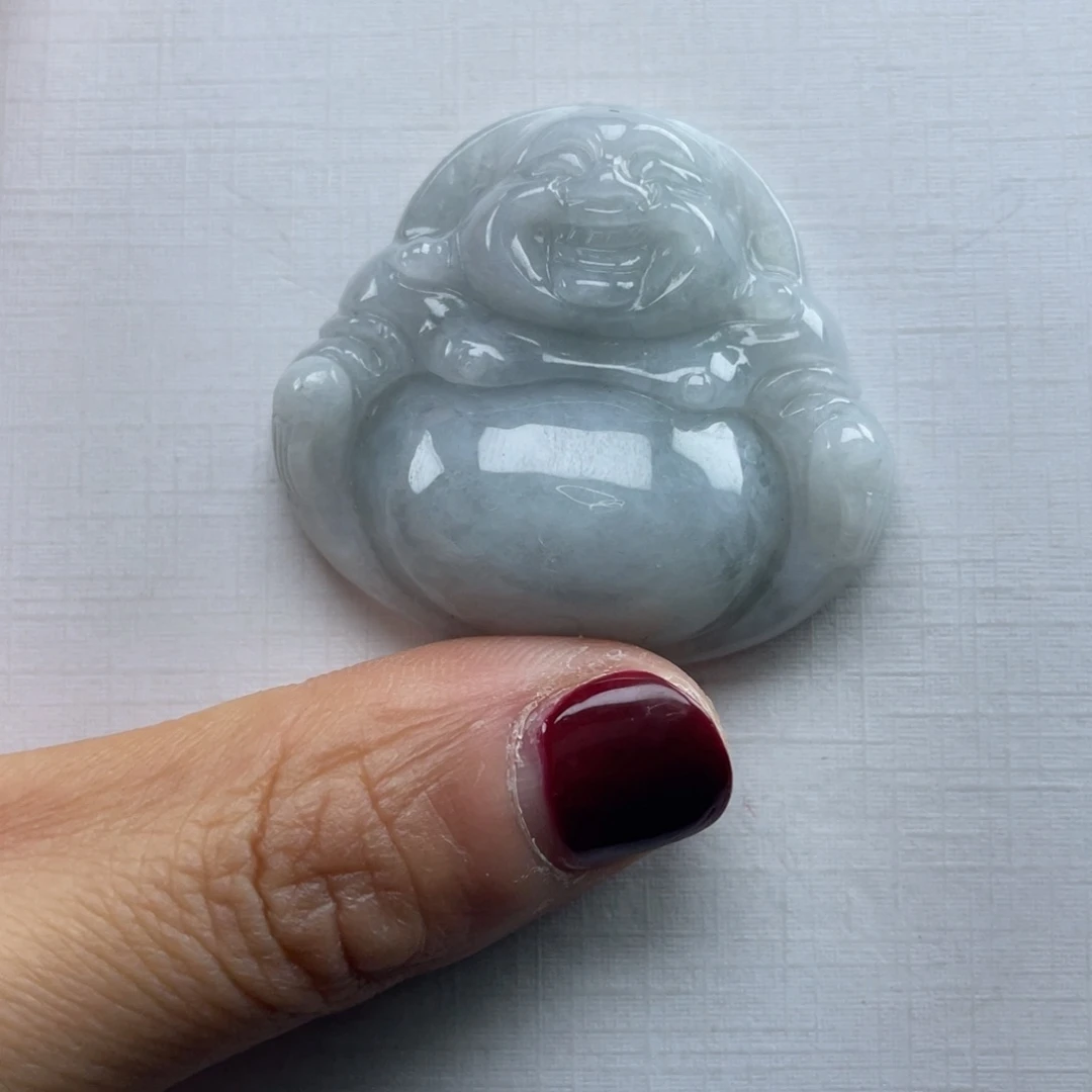 翡翠未镶嵌颈饰佛公36微瑕介意勿拍不退不换