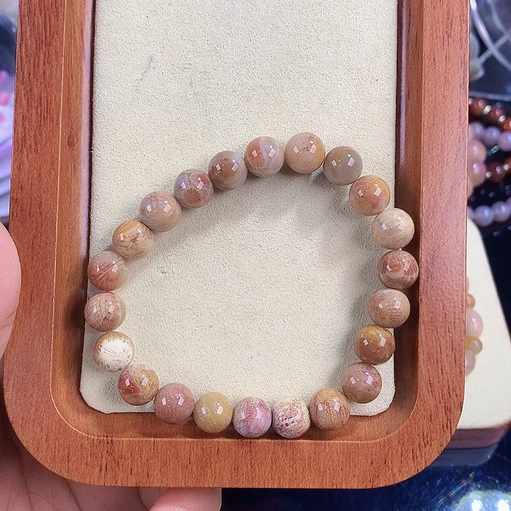 硅化珊瑚（珊瑚玉）未镶嵌吊坠(赠链)2号开播福利卡9