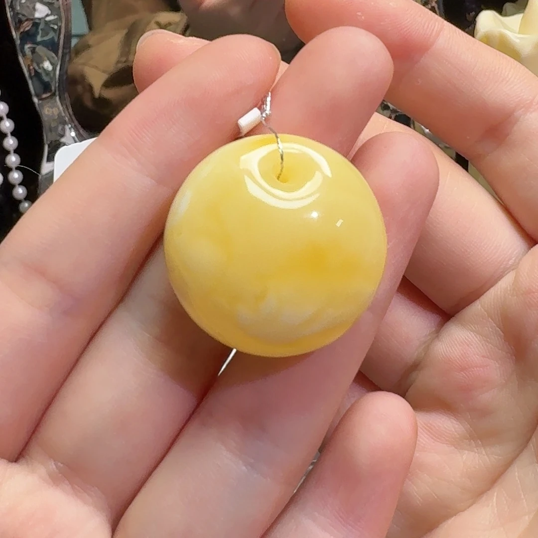 琥珀颈饰未镶嵌tx931扣子