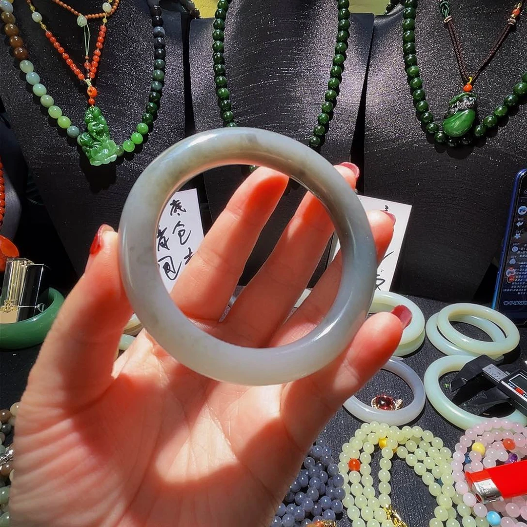 未镶嵌手串和田玉青海60圈口