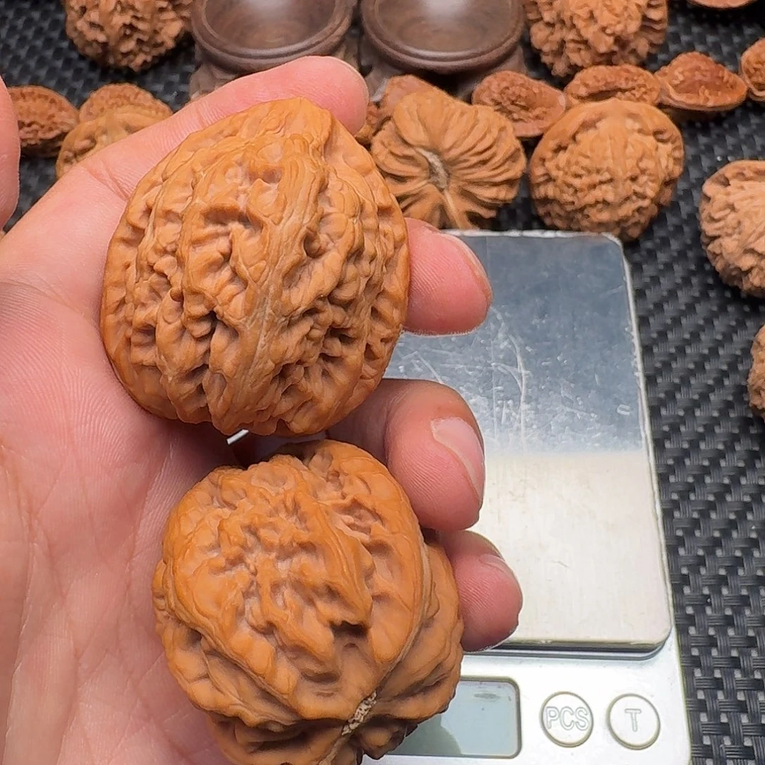 吊坠文玩核桃红锦鲤