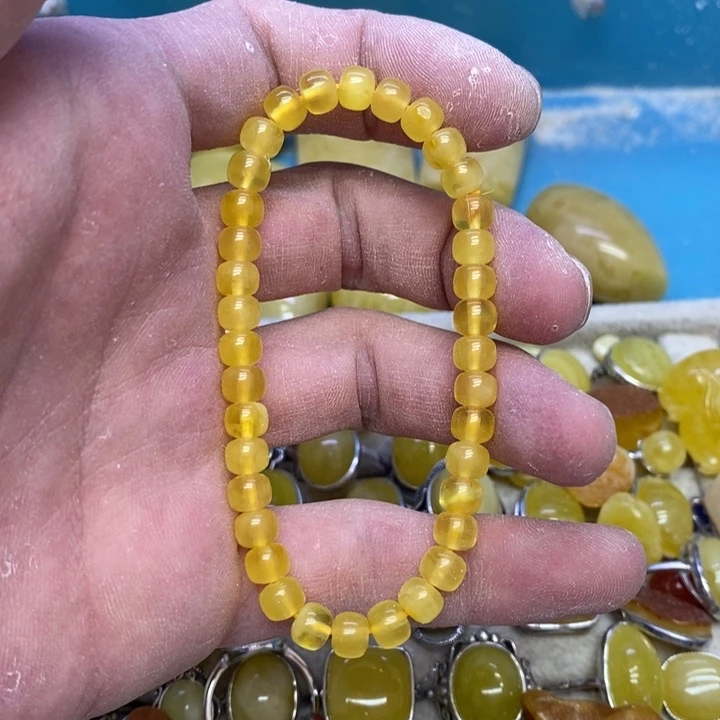 蜜蜡裸石未镶嵌多样性发货其一