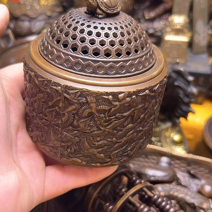铜器摆件老王直播间