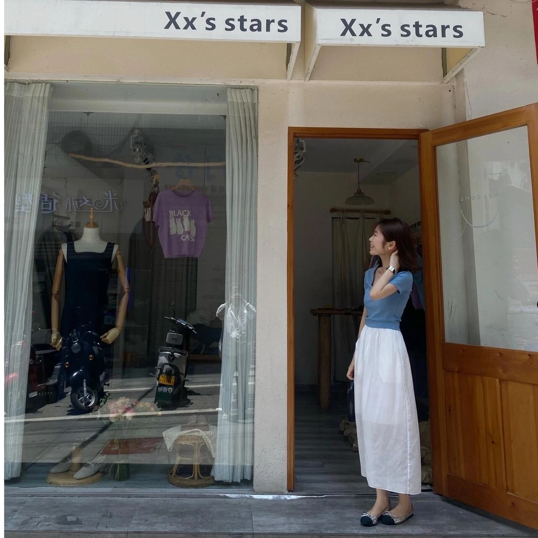 2025新款小个子半身裙高级感薄款短袖T恤夏季气质显瘦百搭两件套