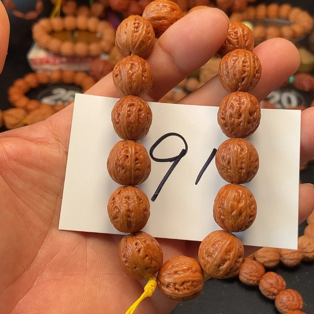 手串文玩核桃西瓜纹16