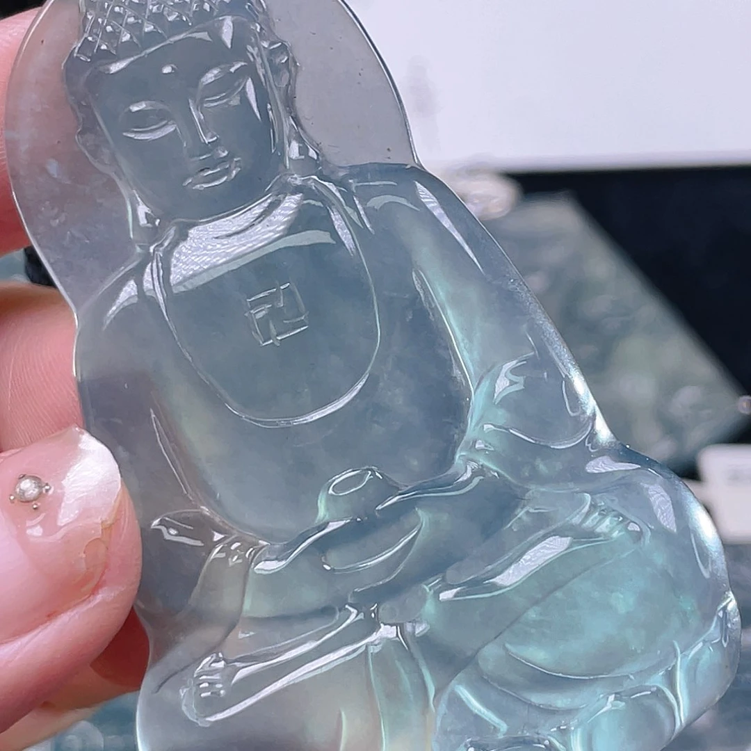 翡翠未镶嵌颈饰6，