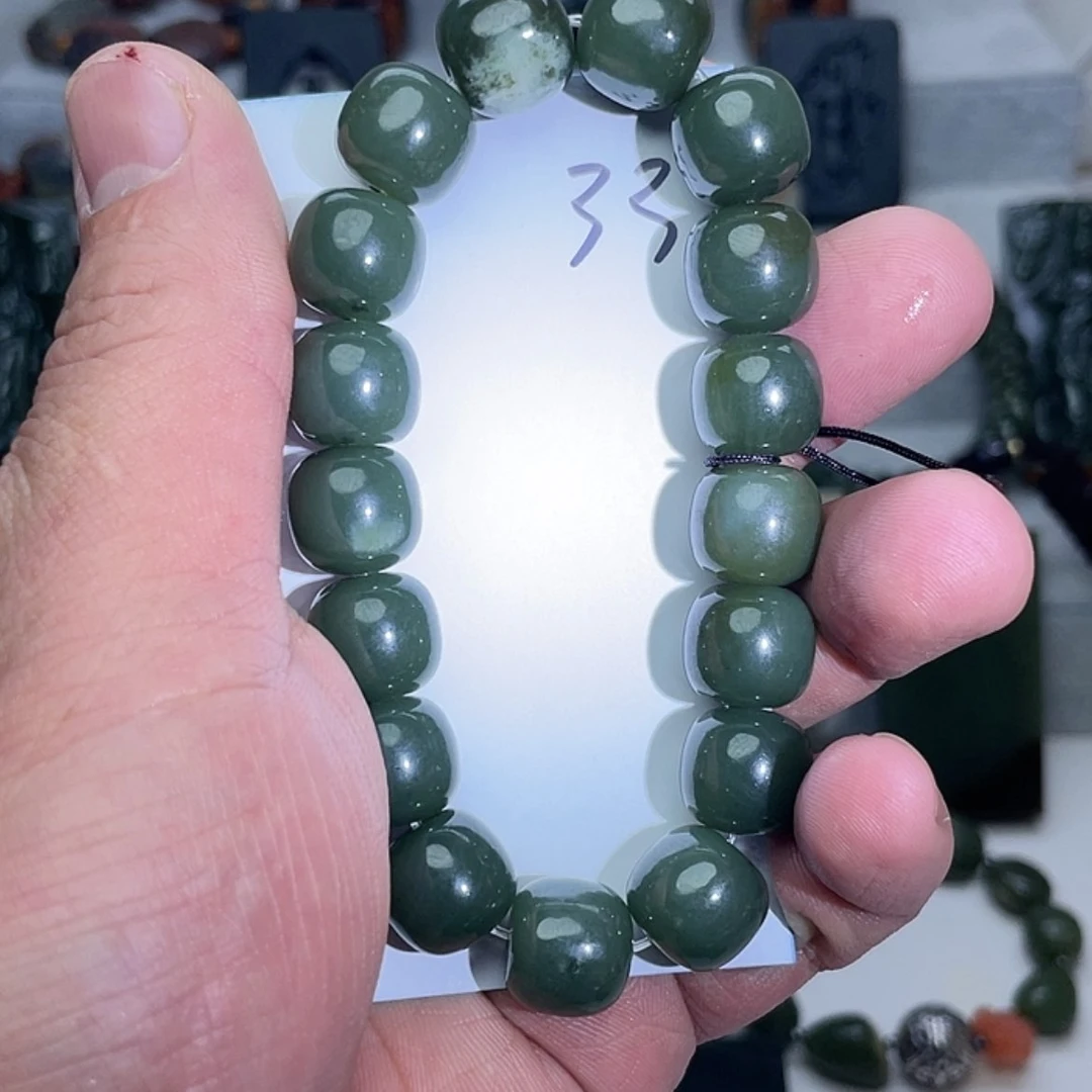 【闪购商品】未镶嵌手链和田玉（糖玉）