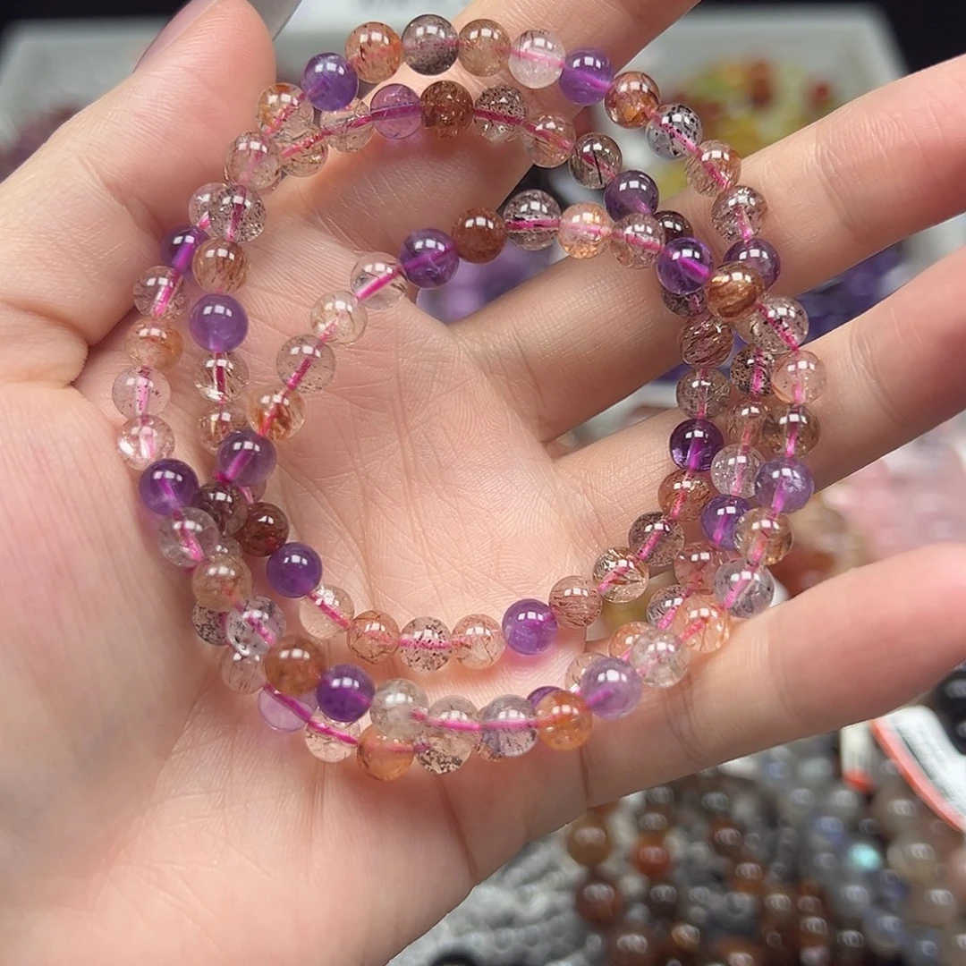 水晶未镶嵌手链卡6精品黑加仑超七三圈19