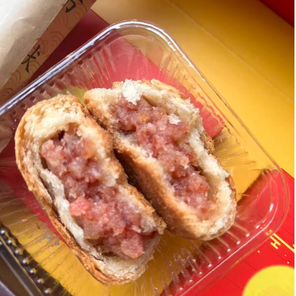 大关刘氏纯手工月饼 中秋火腿饼 3条起包邮