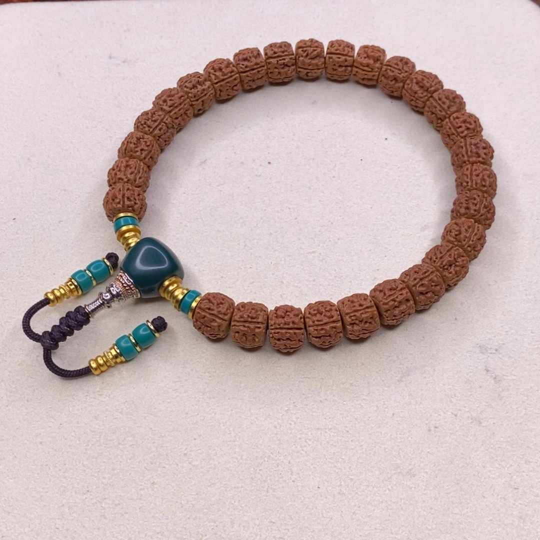 金刚菩提手串龙切盘龙王尺寸10.5