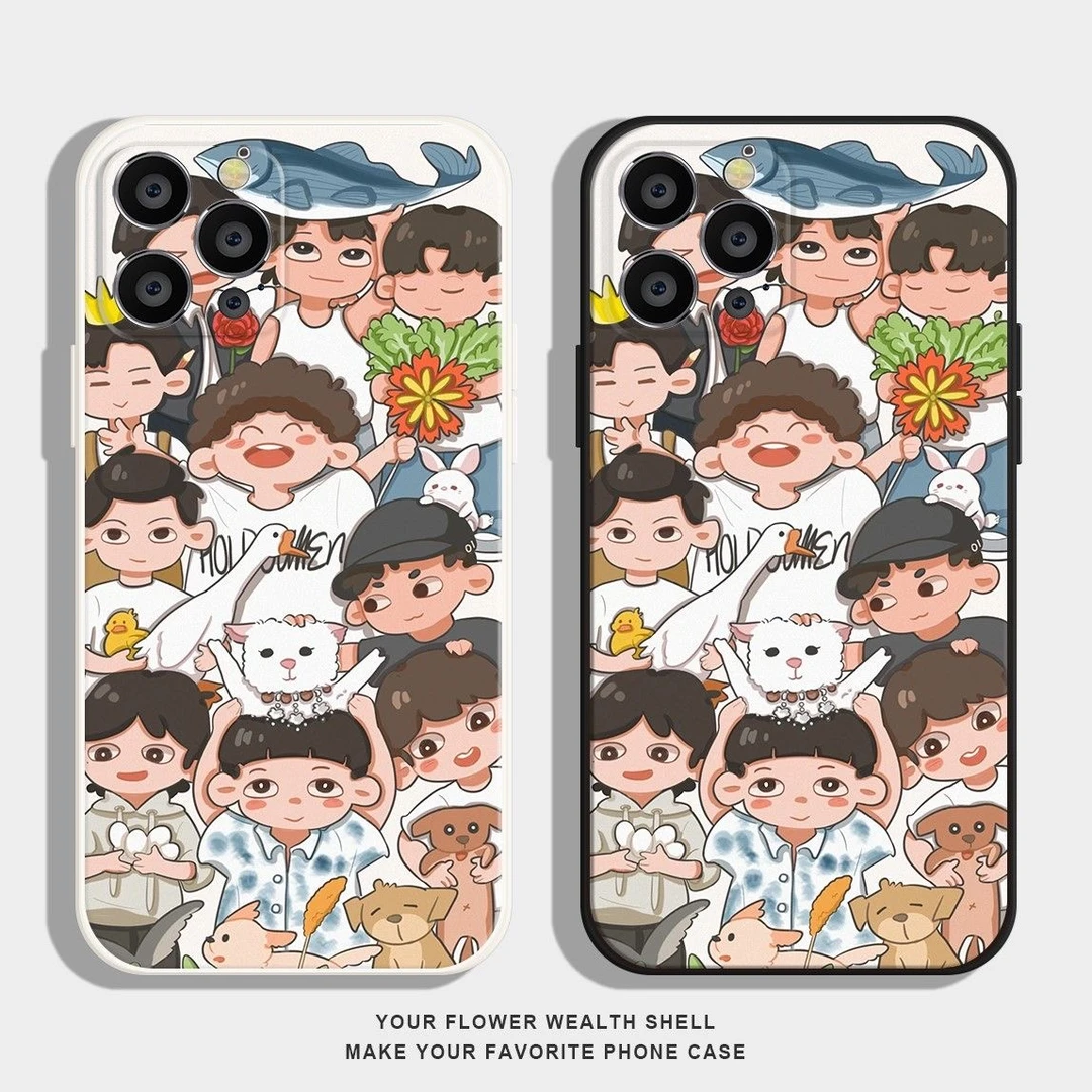 十个勤天羊适用苹果16魔方手机壳iphonepromax全包精孔仿液态硅胶