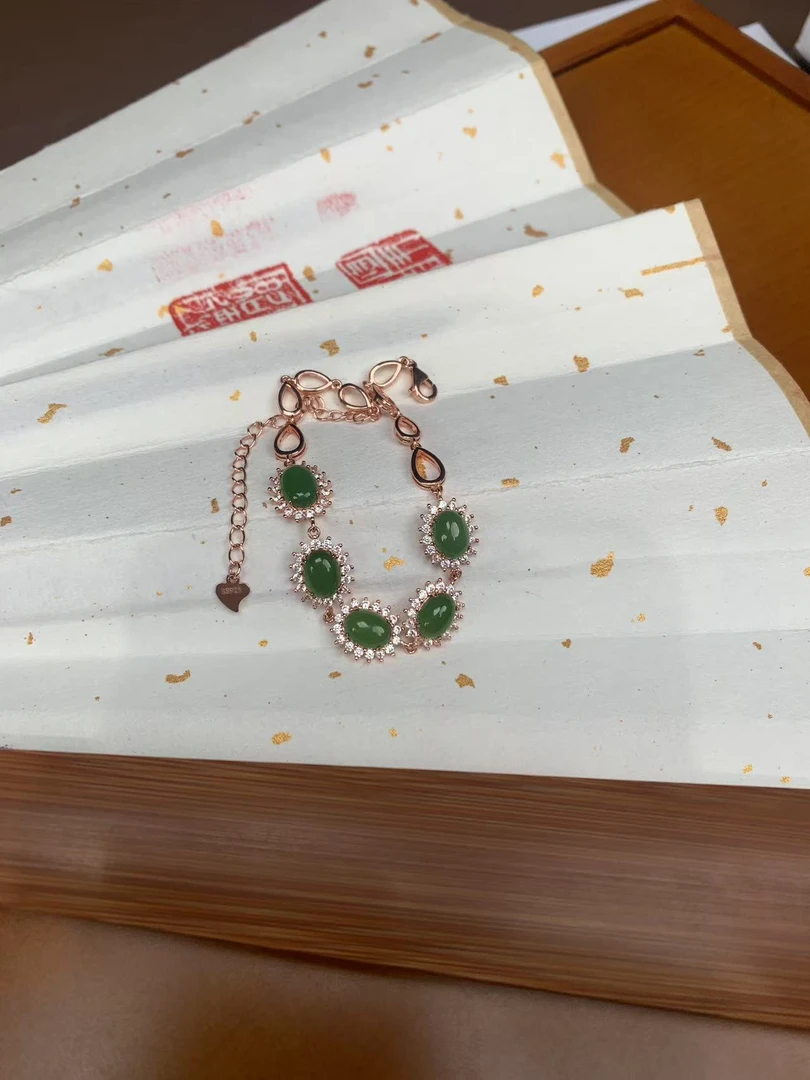 天然和田玉手链  SC003 （多样性  拍一发一）