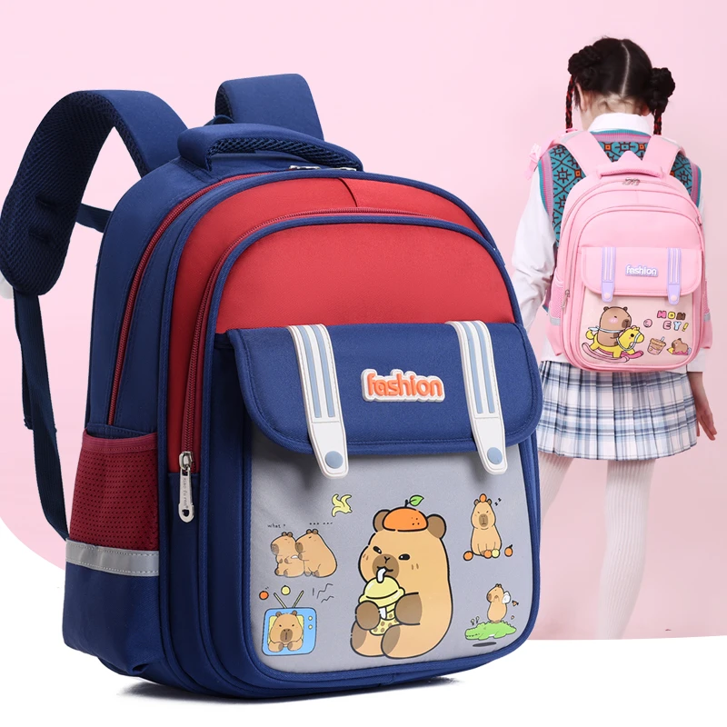 儿童包新款小学生书包印花儿童书包轻便减负一二三年级男女双肩包