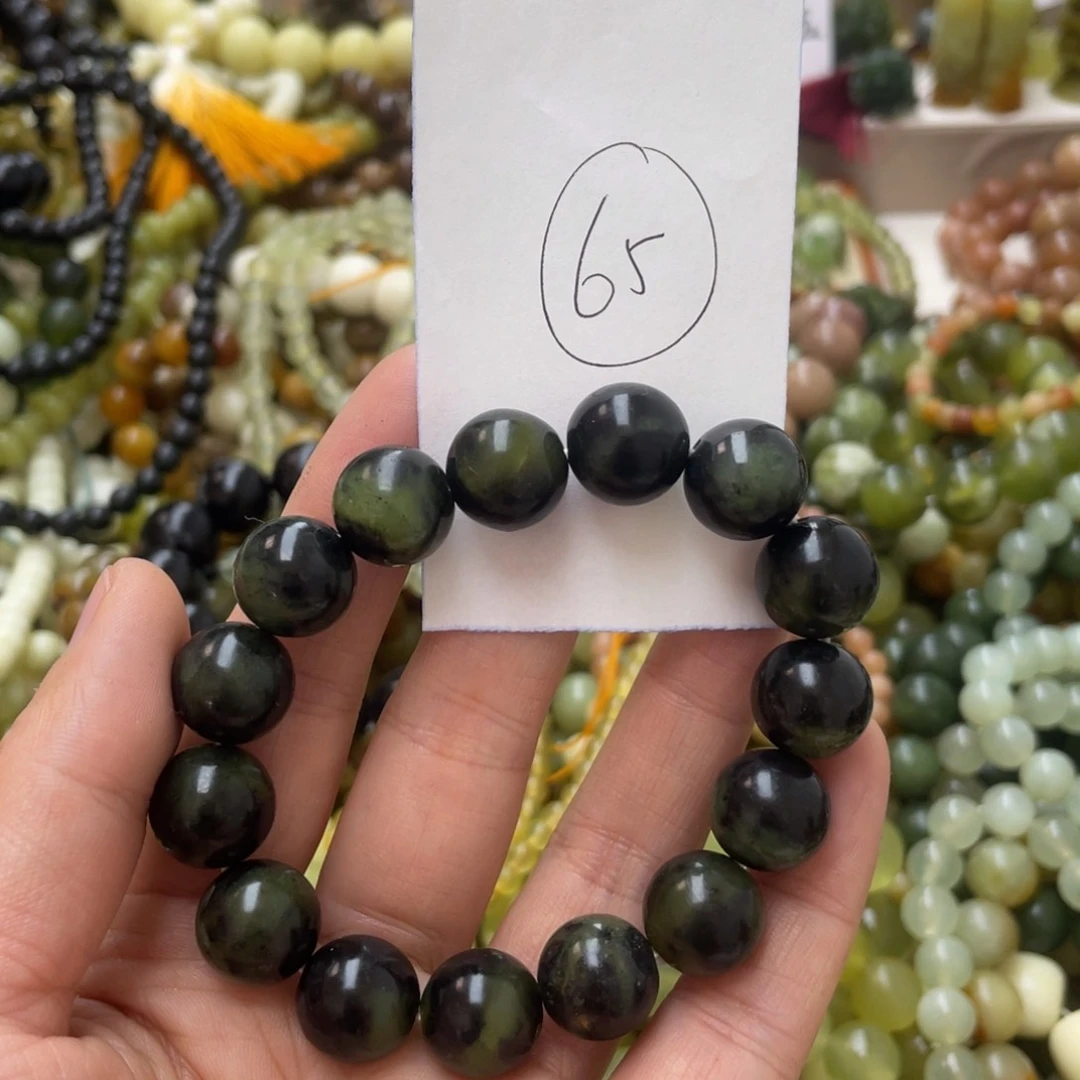 蛇纹石玉手链未镶嵌