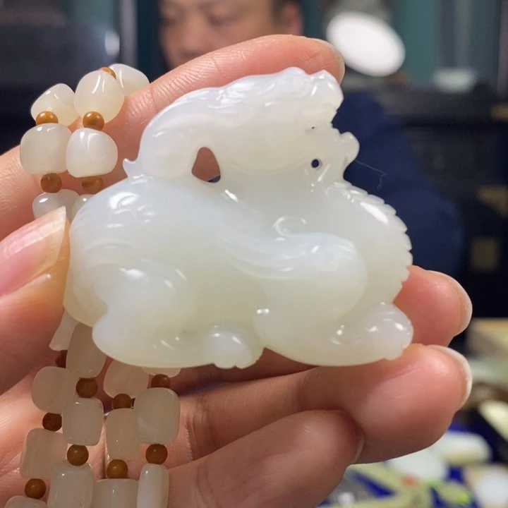 和田玉挂件未镶嵌强