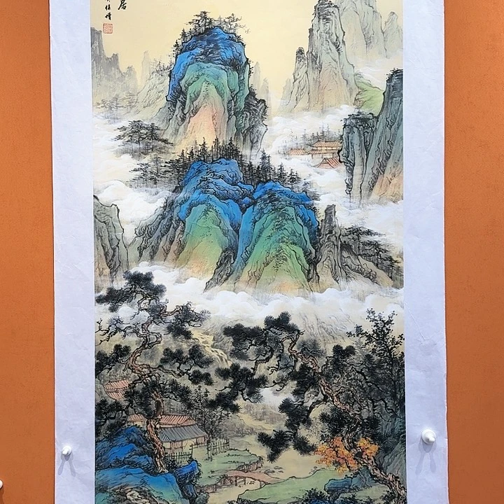 国画书法作品多次参加