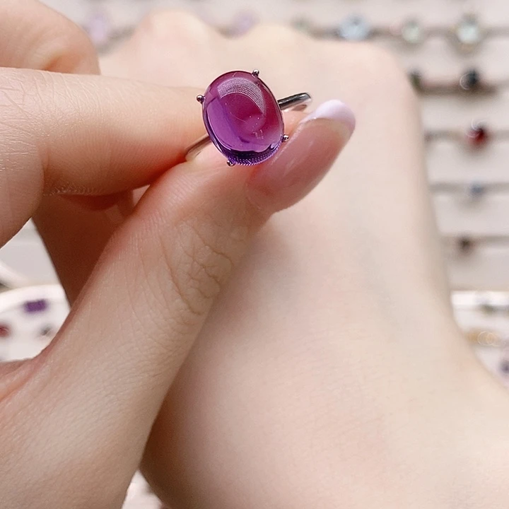 颈饰银S925镶嵌水晶戒指