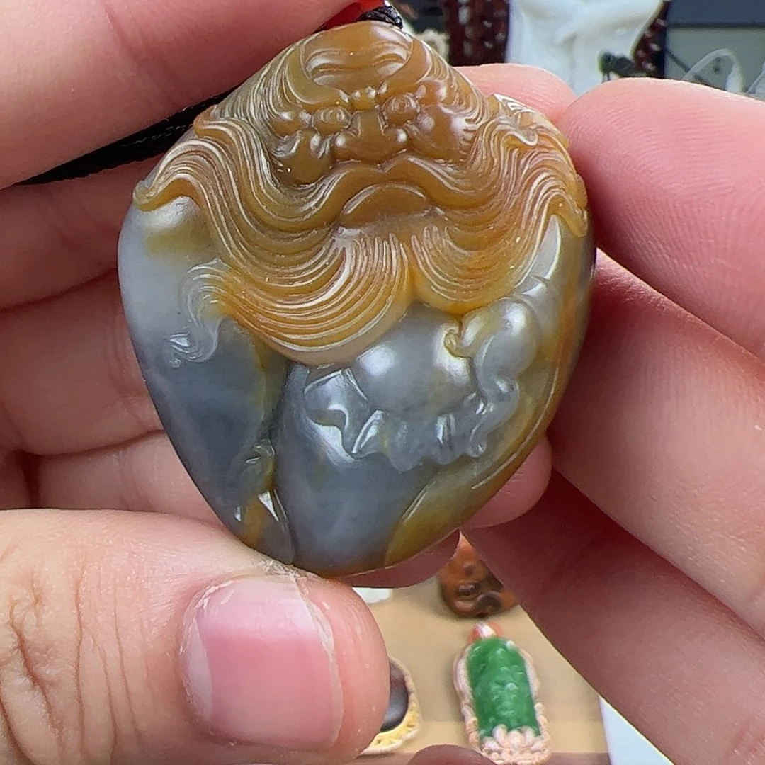 和田玉未镶嵌挂件