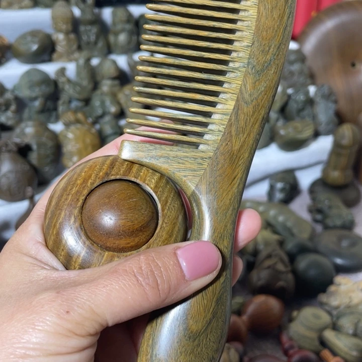 木王*生木梳阿根廷绿檀 时来运转