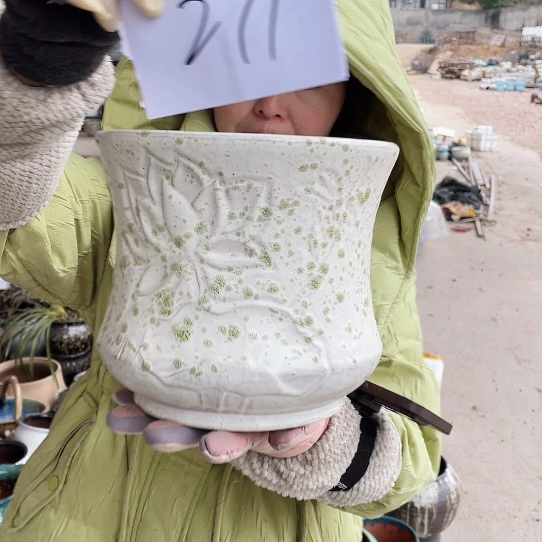 红陶王嫂花盆0211-271