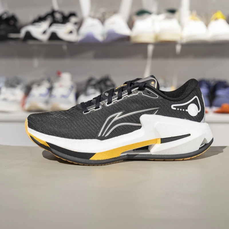 李宁烈骏8跑步鞋2025春季新款男子轻量高回弹缓震稳定跑鞋ARZV005