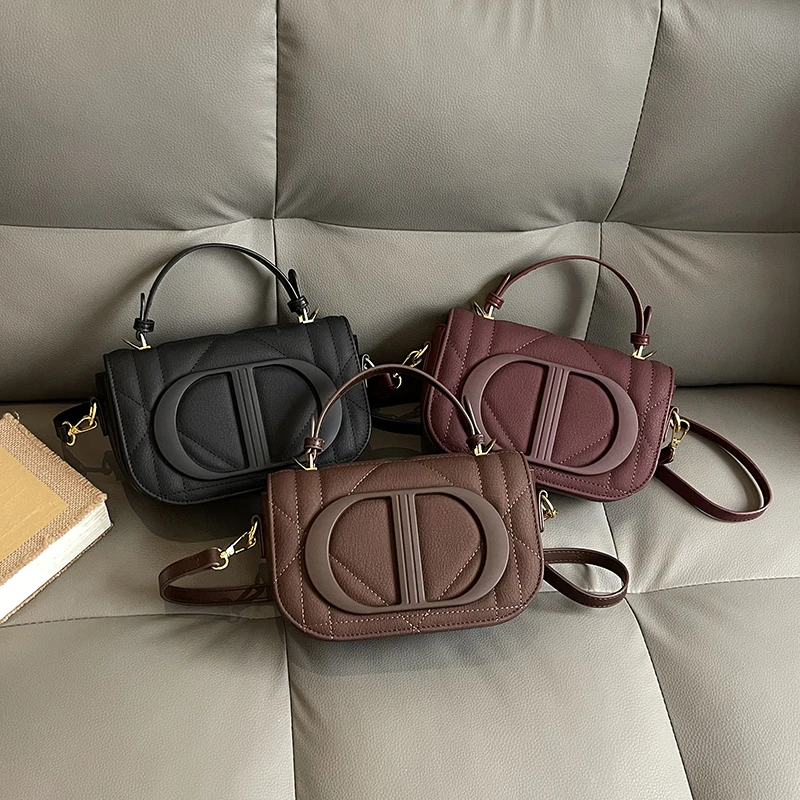 今年流行包包女2025新款马鞍包高级质感百搭迷你马鞍包单肩斜挎包