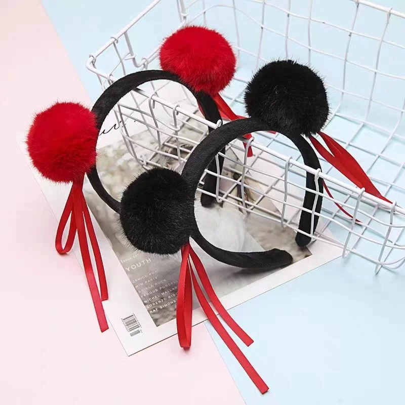 新款发饰哪咤之魔童降世同款发箍 网红款哪吒丸子头箍动漫头发饰