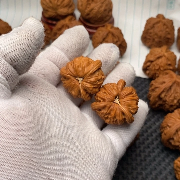 前***锦核桃手串/手链拼接白狮子27