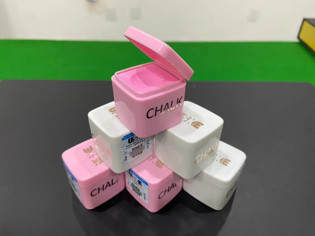 中性巧克粉绿色台球枪粉粉质细腻摩擦感强