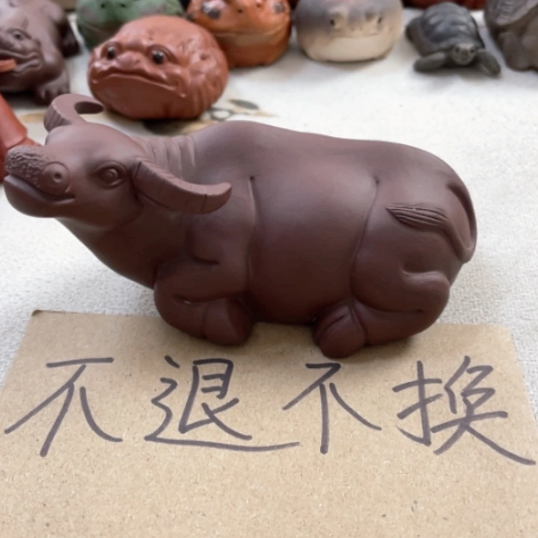 【闪购商品】紫砂茶宠已*置紫砂小牛