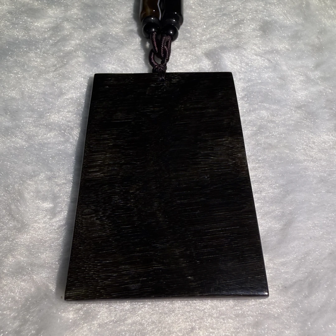 非金属珐琅吊坠 驴蹄平安无事牌双面纯黑纹路清晰驴蹄子源头工厂